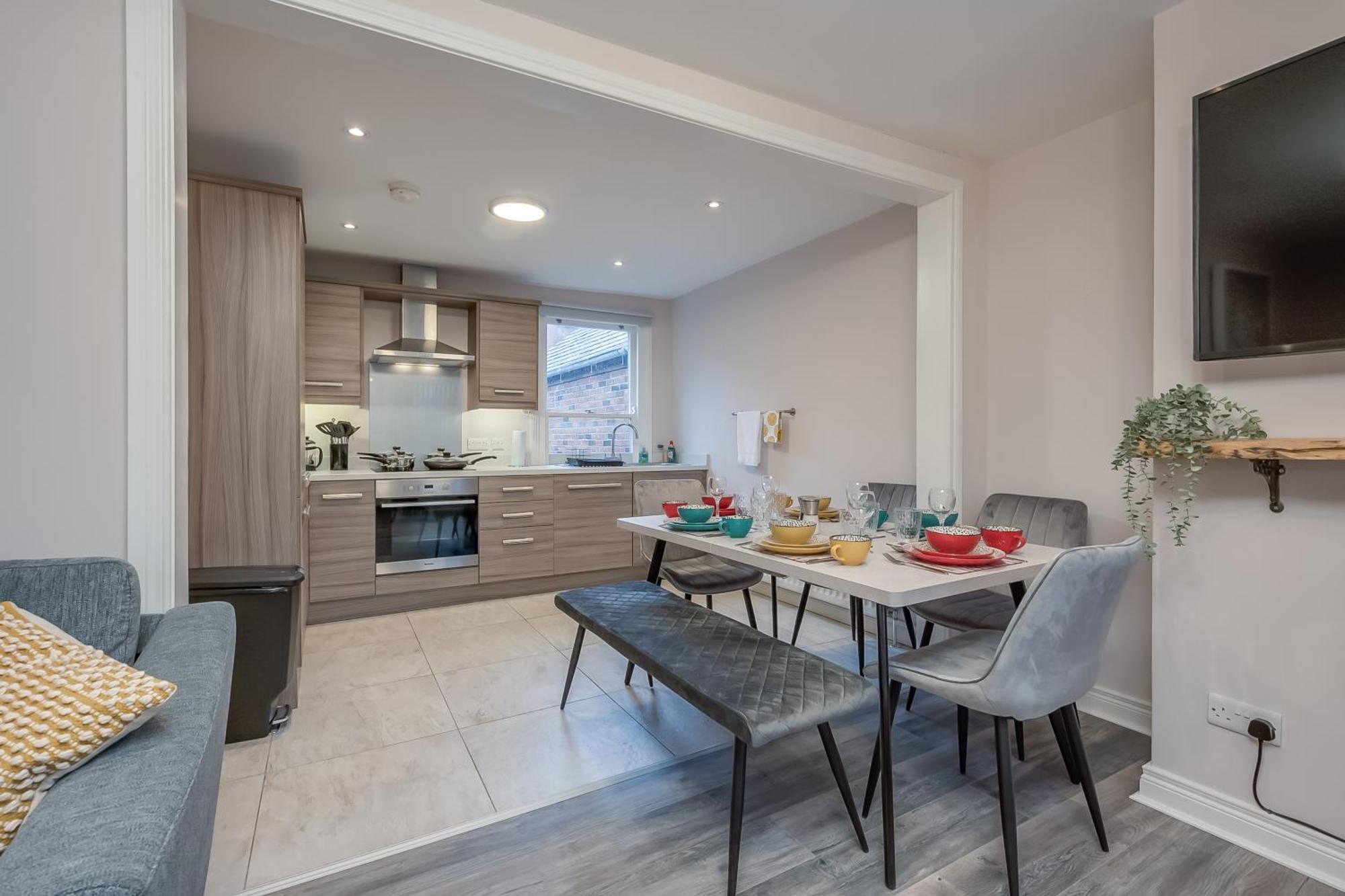 Staybynumbers - Belfast City Centre - 3 Bed, 3 Bathroom & Parking المظهر الخارجي الصورة
